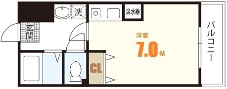 JSビル祇園の間取り画像