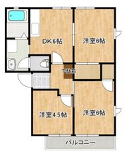 ベルジュールAの間取り画像
