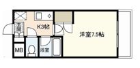 LUSSO祇園の間取り画像