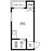 布井ハイツ豊新の間取り画像