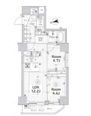 メイクス上野の間取り画像