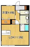 ラベンダーの間取り画像