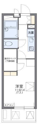 レオパレスイーストヒルズの間取り画像