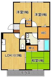 コンフォールII番館の間取り画像