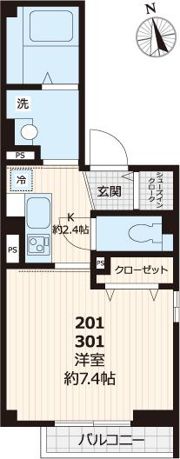 長寿ガーデンの間取り画像