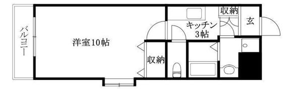 コウテイ本町マンションの間取り画像