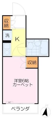 シャトレ武蔵野の間取り画像