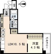 ヒルヴィスタ三滝の間取り画像