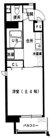 アミスタ―大供の間取り画像
