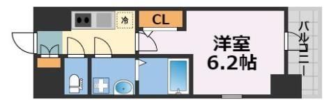 エスリード阿波座プライムコートの間取り画像