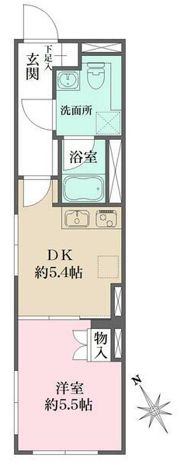 Fika大井町の間取り画像