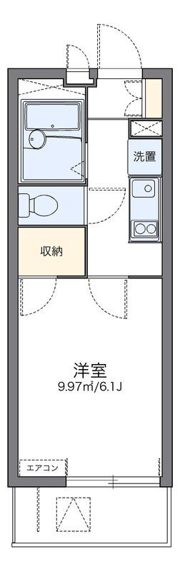 レオパレス横浜堀ノ内の間取り画像