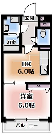GROOVE大日の間取り画像