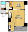 ブルースクエアー響Vの間取り画像