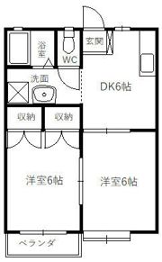 ハイツハイブリッジの間取り画像
