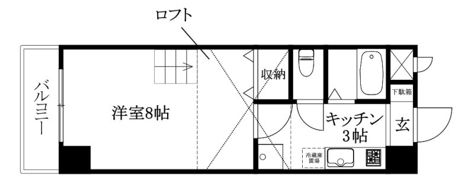 ステューディオ ツキヤマの間取り画像