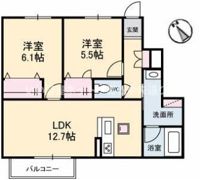 シャーメゾン セルディーナの間取り画像
