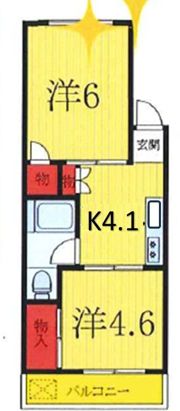 南浦和ローヤルコーポの間取り画像