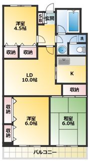 ロイヤルハイネスの間取り画像