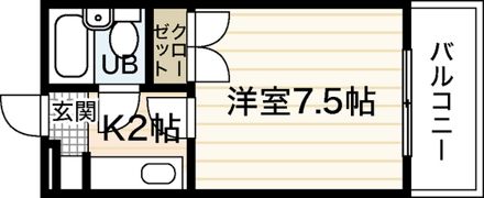 第2コーポ倉本の間取り画像