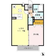 リバーセント A棟の間取り画像