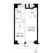 ハーモニーレジデンス新宿EASTの間取り画像