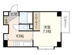 MKフラットの間取り画像