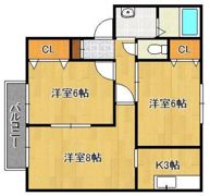 エスポワールの間取り画像