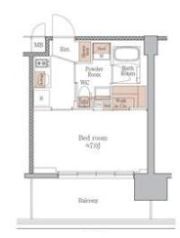 ジオエント梅田北リバーフロントの間取り画像