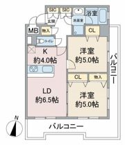 ブルーガーデン初音の間取り画像