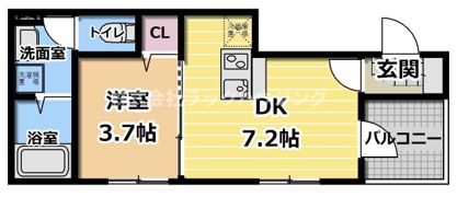ハーモニーテラス新森の間取り画像