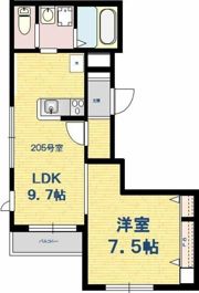 SOUTH高輪の間取り画像