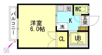 パークハイツ西蟹屋の間取り画像