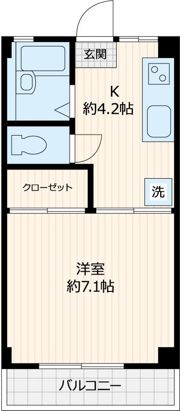 光マンションの間取り画像