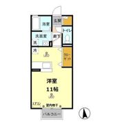 レセンテ新田原 Ⅱの間取り画像