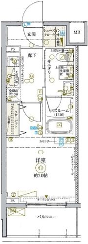 KDXレジデンス池袋ウエストの間取り画像