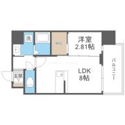 LiveCasa天満橋の間取り画像