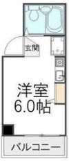 湯田コーポの間取り画像