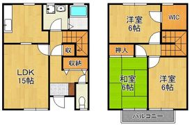 サンビレッジ湯川 C棟の間取り画像