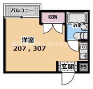 プレアール千林大宮Ⅱの間取り画像