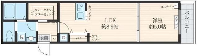フォセット東日暮里の間取り画像