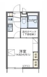 レオパレスグリーンハイツの間取り画像
