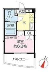 ウインズコート石橋の間取り画像