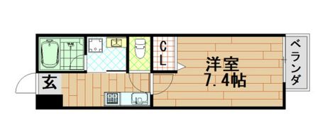 CASA COZY 山根町の間取り画像