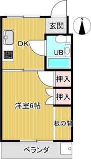 八千代ハイツの間取り画像