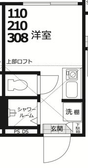 One CUBE 夏目坂の間取り画像