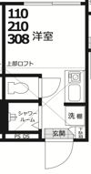 One CUBE 夏目坂の間取り画像
