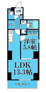 ルノンセンター南の間取り画像