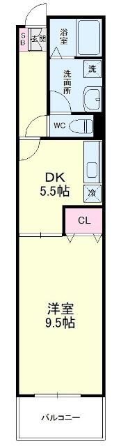 レイクビレッジⅢの間取り画像