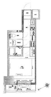 アイル銀座京橋壱番館の間取り画像